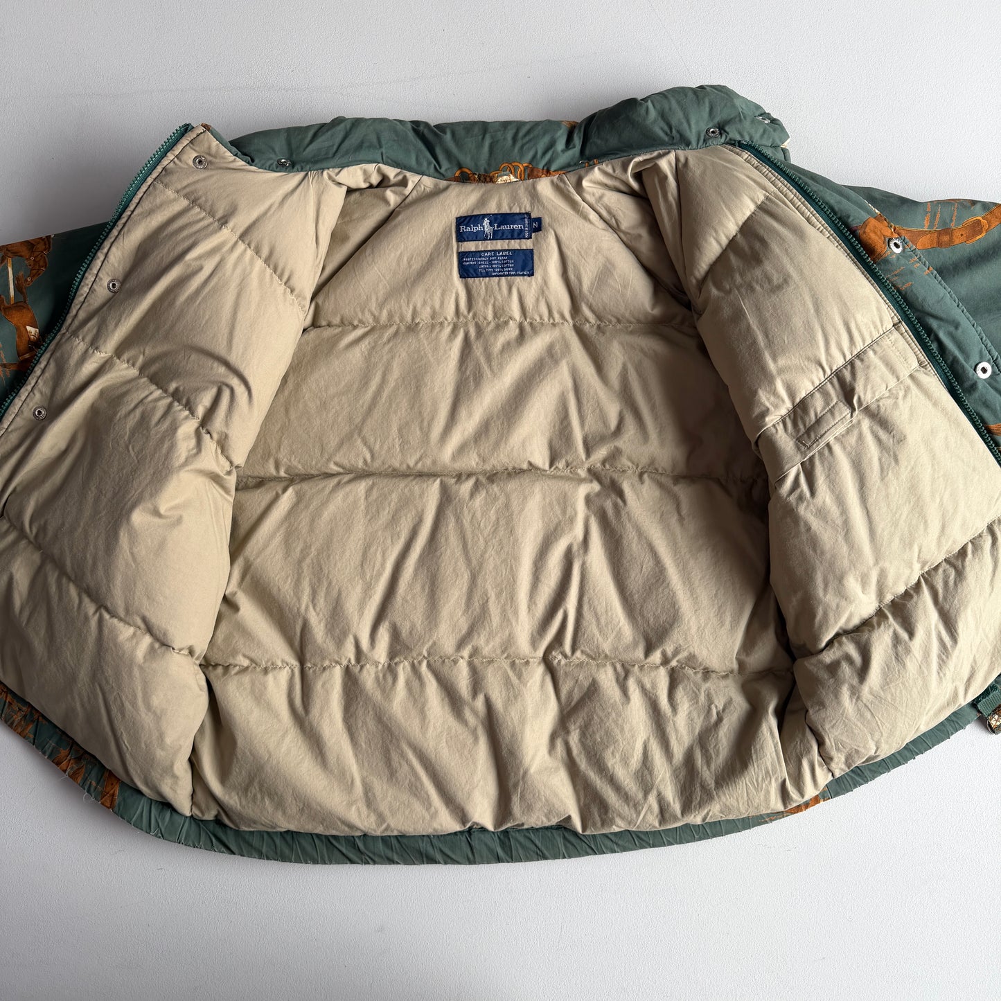 VNTG Ralph Lauren (M) Equestrian Down-Filled Puff Jacket