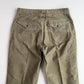 VNTG Polo Ralph Lauren (36x30) Cinch-Back Sage Green Cotton Canvas Utility Pants
