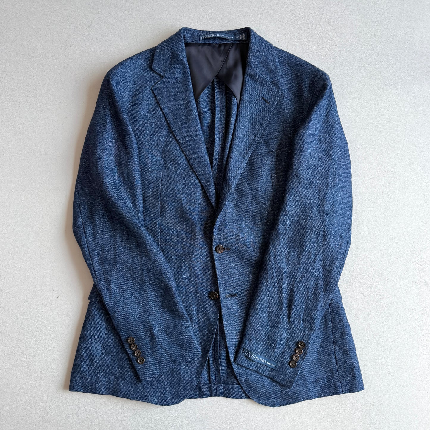 NWOT Polo Ralph Lauren (40R) Indigo Blue 100% Linen Sport Coat