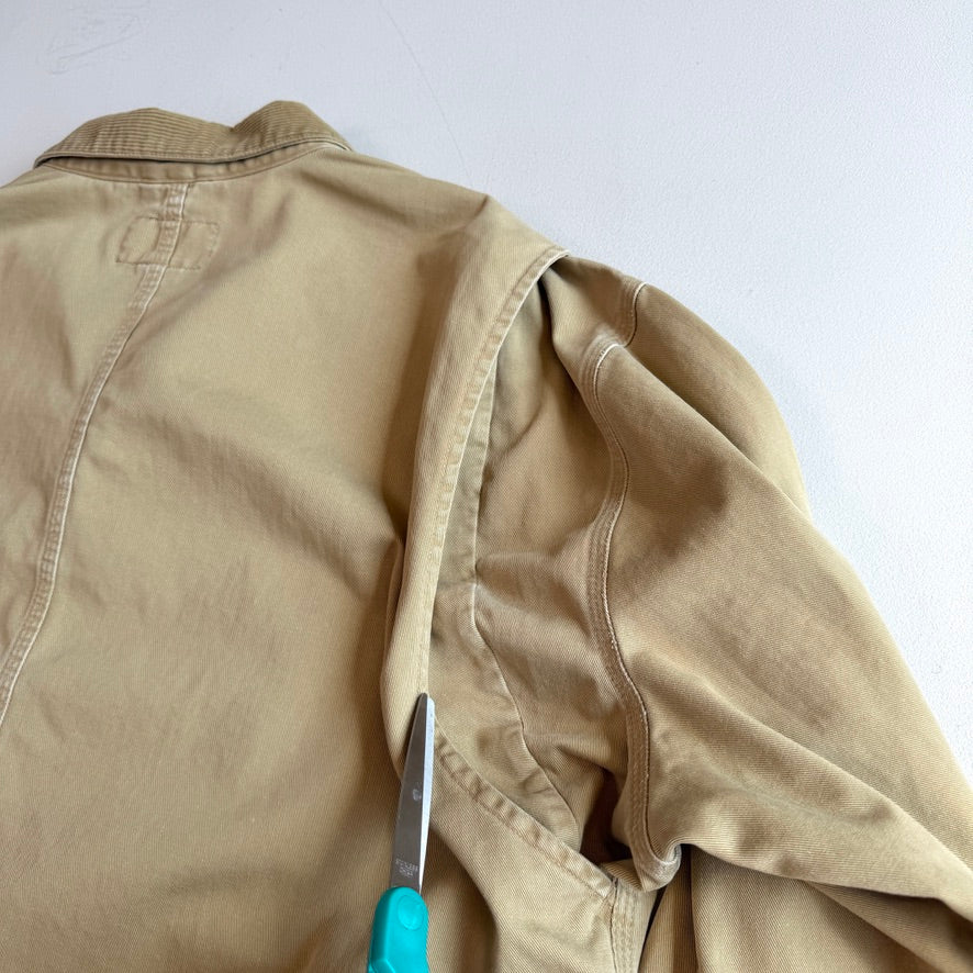 VNTG Ralph Lauren Polo Country (L) Desert Tan Cotton Twill Trucker Jacket