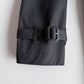 Burberry Brit (XL) 100% Cotton Twill Black Trench Coat