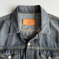 Gucci (52IT / L) Gray Faded Denim Type III Trucker Jacket