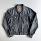 Gucci (52IT / L) Gray Faded Denim Type III Trucker Jacket