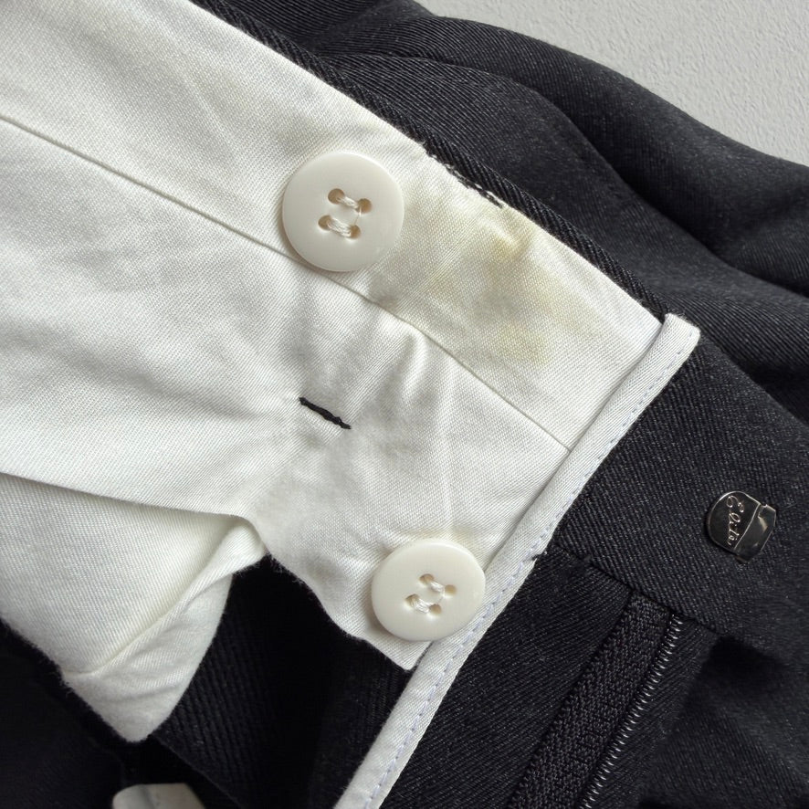 Phineas Cole (34x30) Continuous Crease Slim Wool Twill Pants