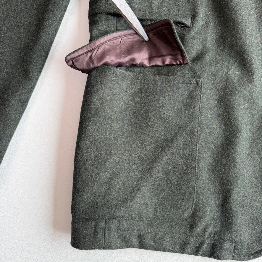Ermenegildo Zegna (M) "Soft" Loden Green Wool/Cashmere Sport Jacket
