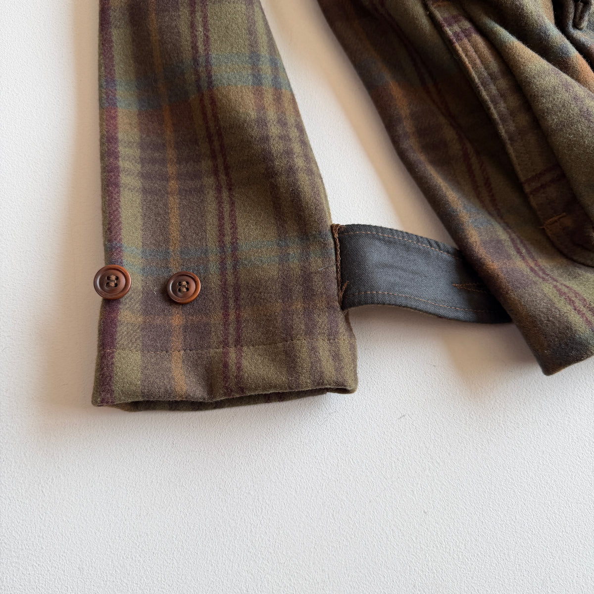 Filson (L) Yukon Wool Plaid Shooting Cruiser Mackinaw Coat