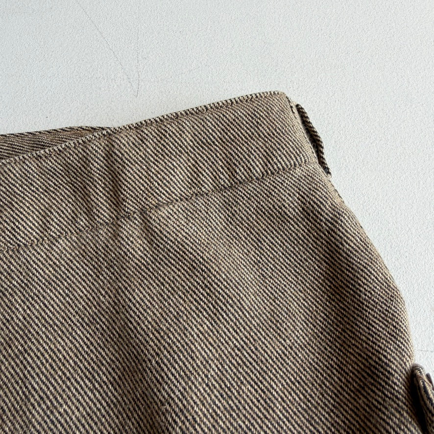 VNTG Polo Ralph Lauren (36x33) Taupe Cotton Twill Cargo Utility Pants