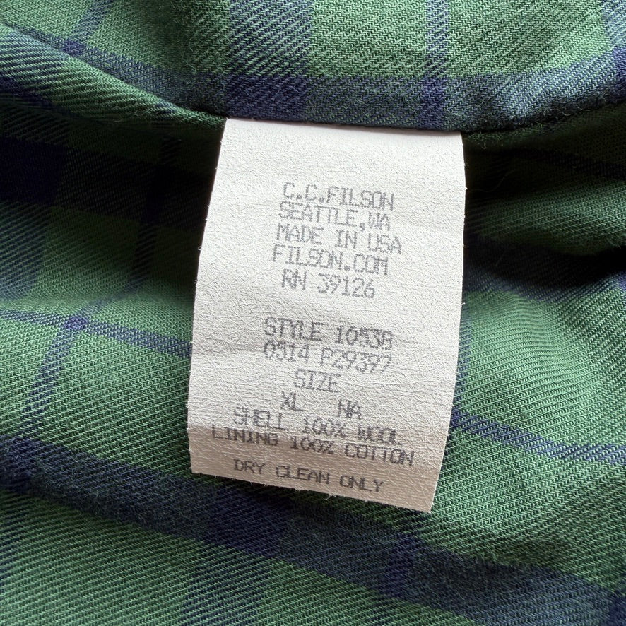 Filson (XL) Half-Norfolk Wool Cotton Lined Blue Sport Coat
