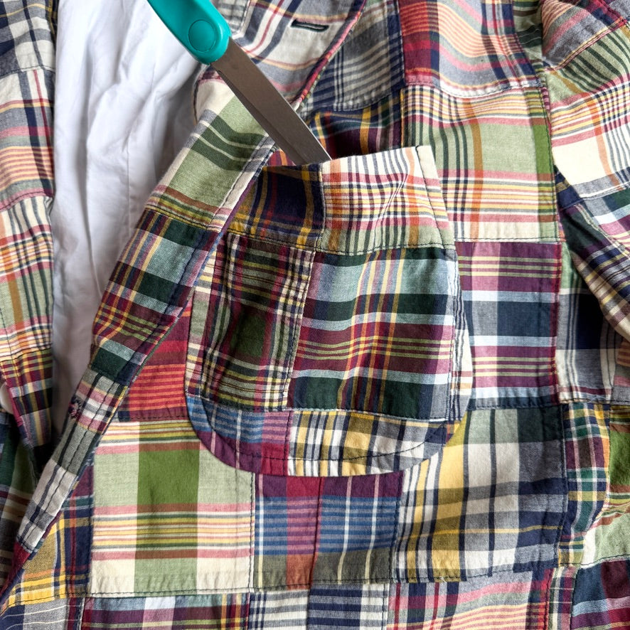 NWT Polo Ralph Lauren (2XL) Madras Patch Cotton Lined Sports Coat