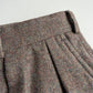 VNTG Polo Ralph Lauren (37x33) Dual Cinch-Back Melange Tweed Wool Trouser Pants