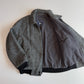 VNTG Burberry (40 / L) Tweed Wool Gray Raglan Sleeve Jacket