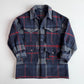 VNTG Polo Ralph Lauren (S) Wool Mackinaw Blue Plaid Coat