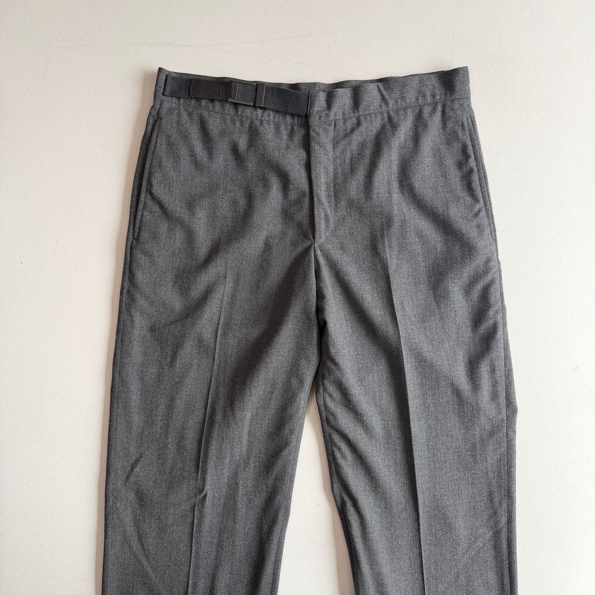 Giorgio Amrani (35x34) Borgo 21 Wool Blend Belted Gray Trouser Pants