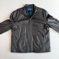 Polo Ralph Lauren (L) Black Glove Soft Leather Plaid Lined Jacket