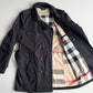Burberry Brit (XL) 100% Cotton Twill Black Trench Coat