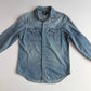 Ralph Lauren RRL (L) Pearl Snap Denim Western Shirt