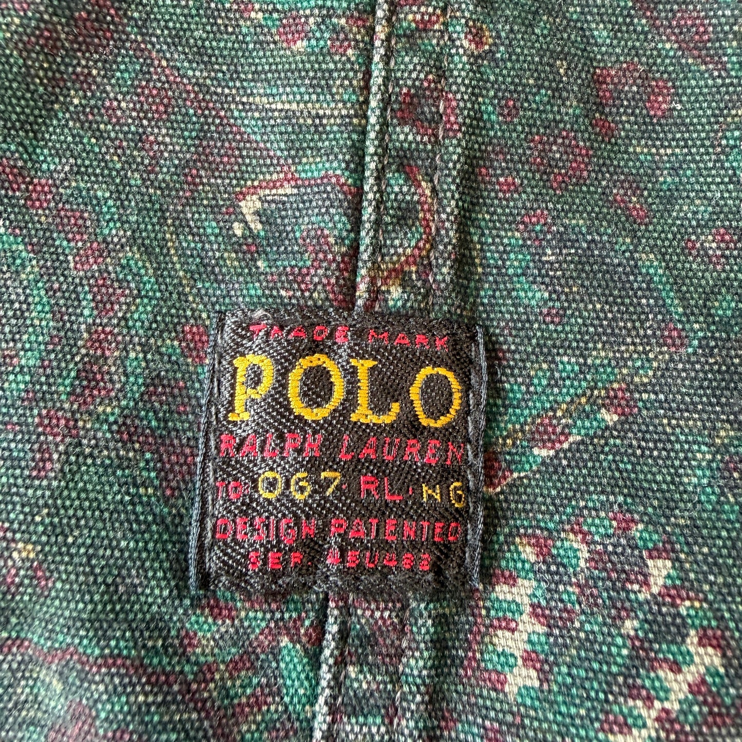 MINT Polo Ralph Lauren (XL) Paisley Gold-Button Canvas Chore Coat