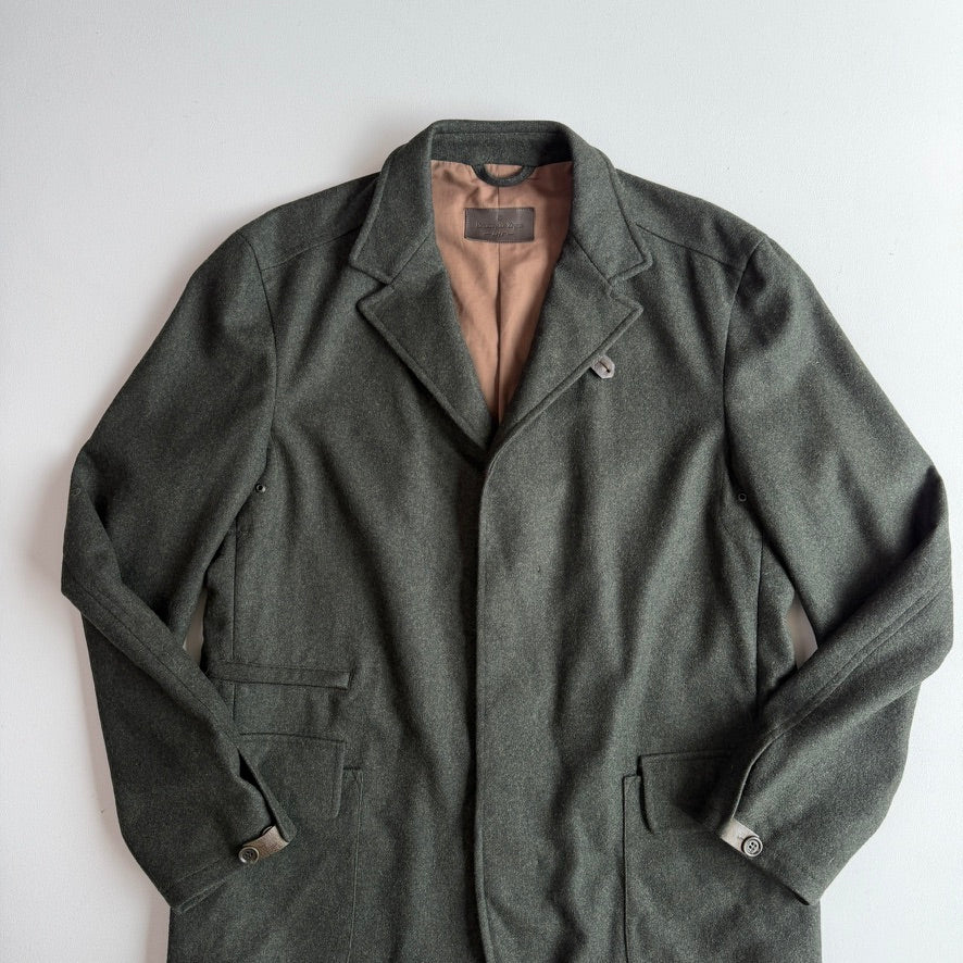 Ermenegildo Zegna (M) "Soft" Loden Green Wool/Cashmere Sport Jacket