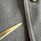 VNTG Burberry (40/ 50IT) Loden-Style MADE IN AUSTRIA Wool Navy Blue Overcoat