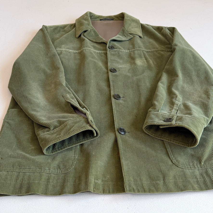 Ermenegildo Zegna (52) Green Cotton/CashmereCorduroy Sport Coat