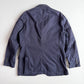 VNTG Polo Ralph Lauren (L / XL) Crest Navy Blue Cotton Twill Sport Coat