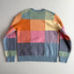 Polo Ralph Lauren (L) Brushed Wool Check Pastel "shaggy dog-like" Sweater