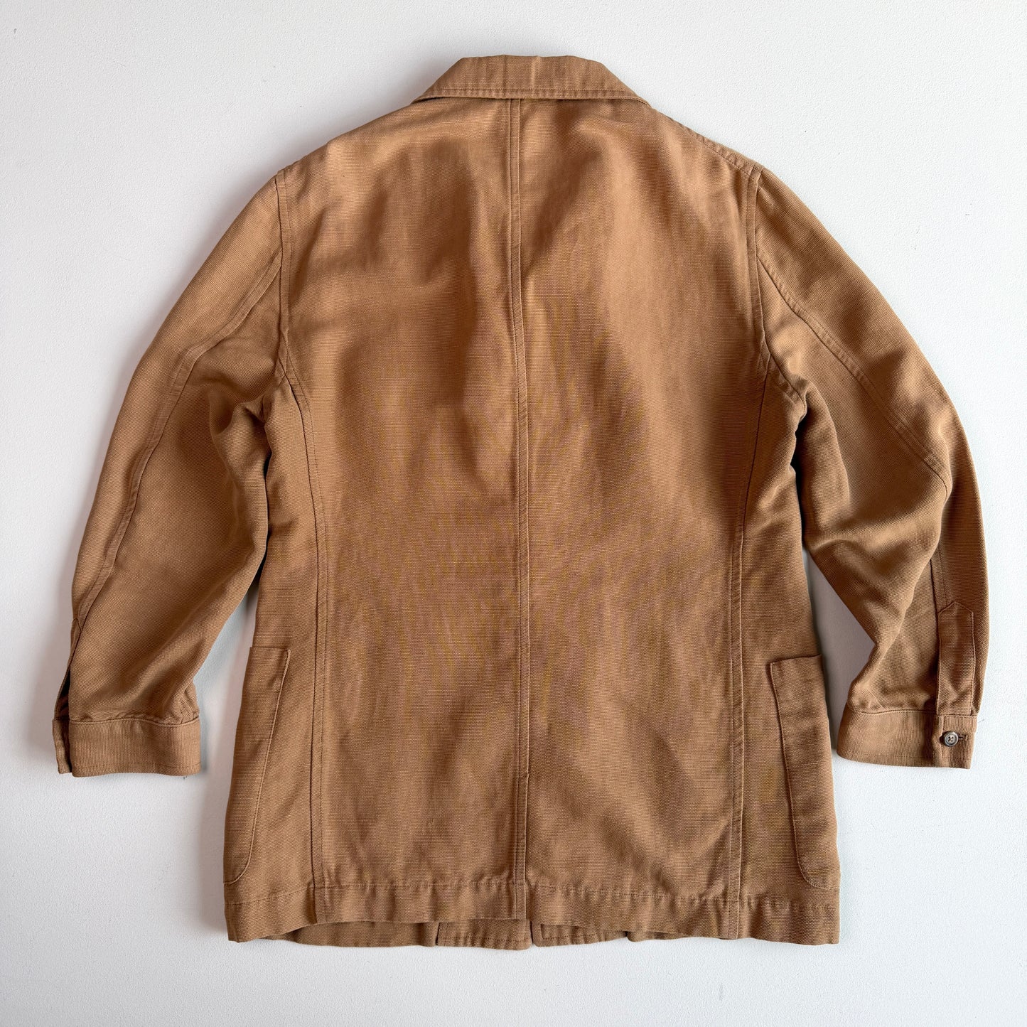 VNTG Polo Ralph Lauren (M) RARE Linen Cotton Canvas Chore Coat
