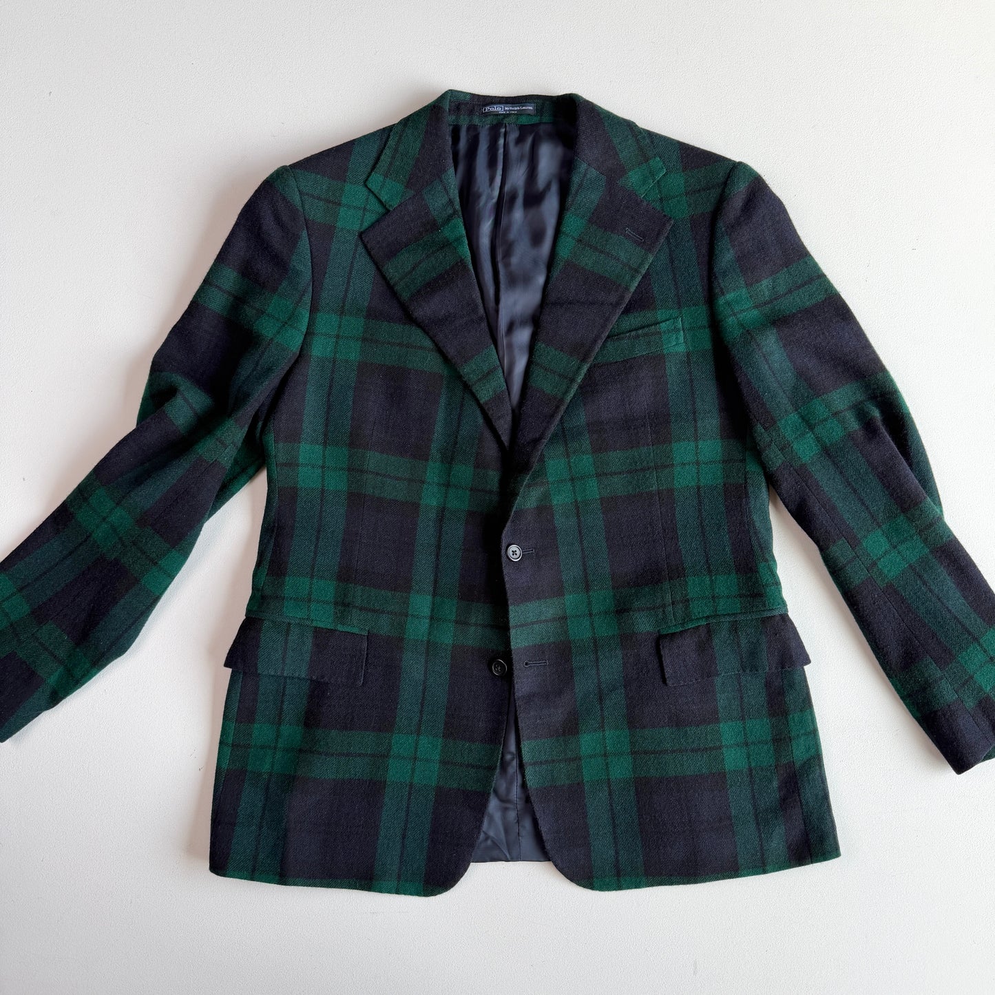 Polo Ralph Lauren (44L) Black Watch Cashmere/Wool Flannel Sport Coat