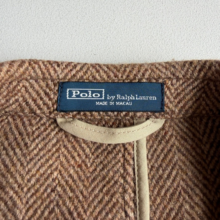 NWT Polo Ralph Lauren (40R) 100% Wool Tweed Unstructured Sports Coat
