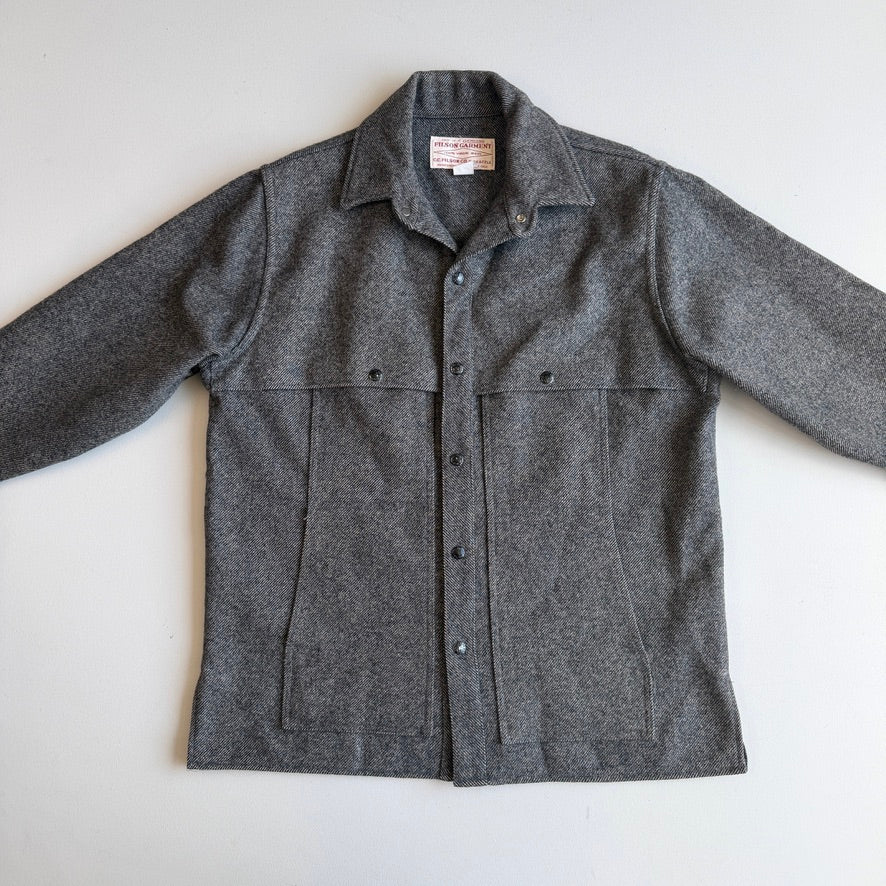 VNTG Filson (L) Style 95 Mackinaw Wool Gray Cape Coat
