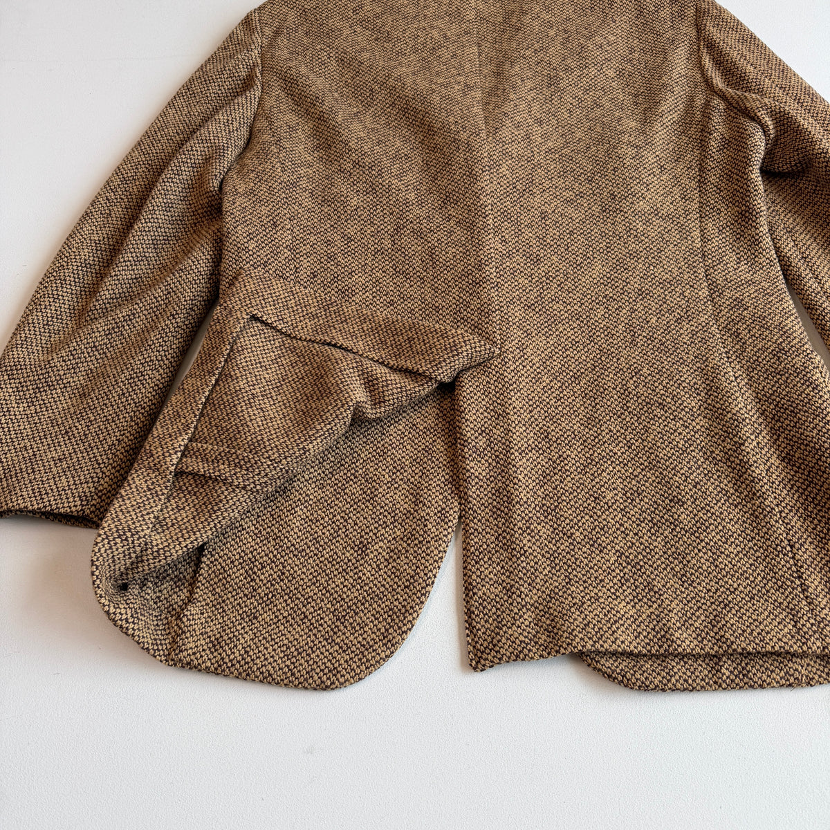 Polo Ralph Lauren (44L) Birdseye Tweed Wool 3-Button Brown Sport Coat