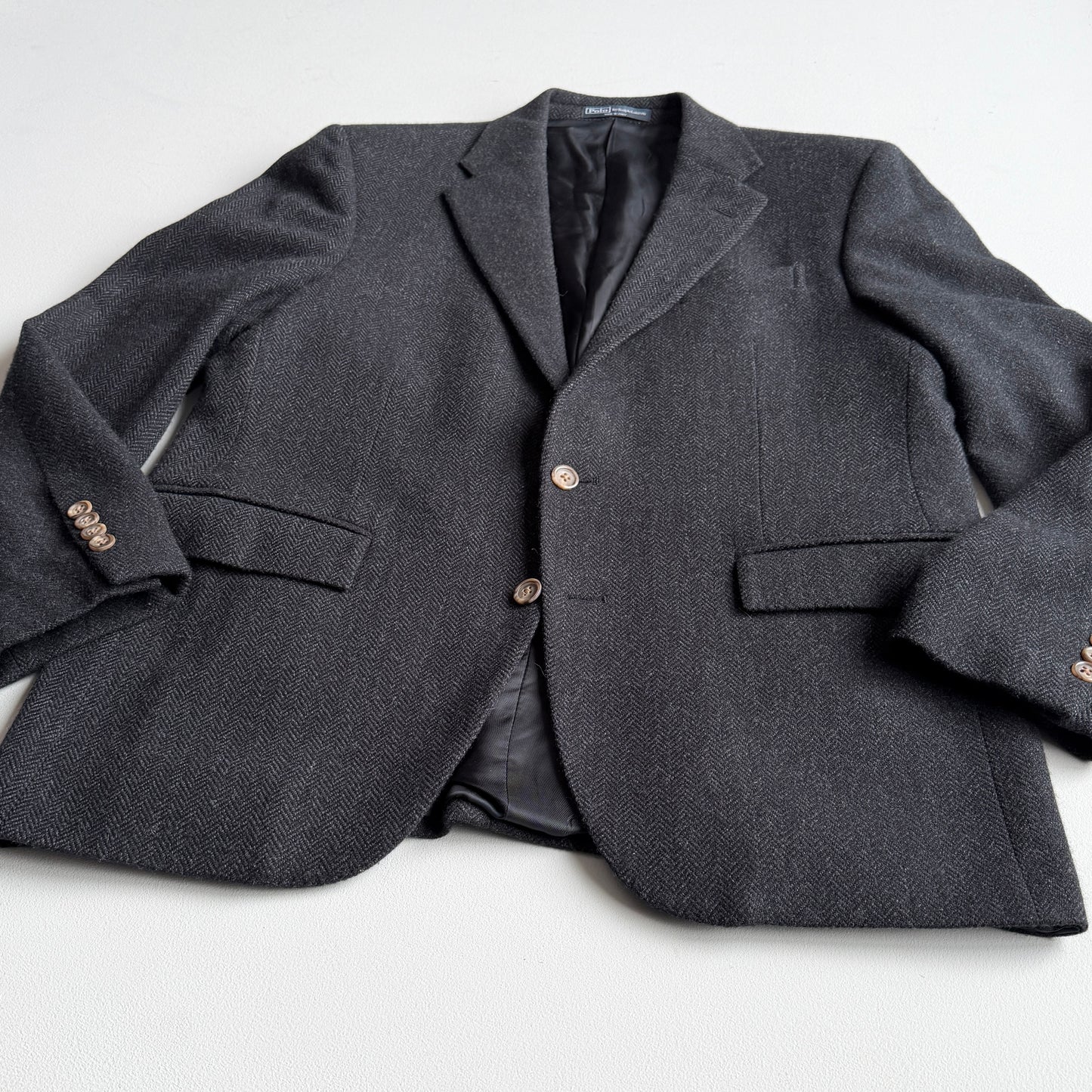 Polo Ralph Lauren (40S) Tweed Herringbone Wool/Cashmere Sports Coat