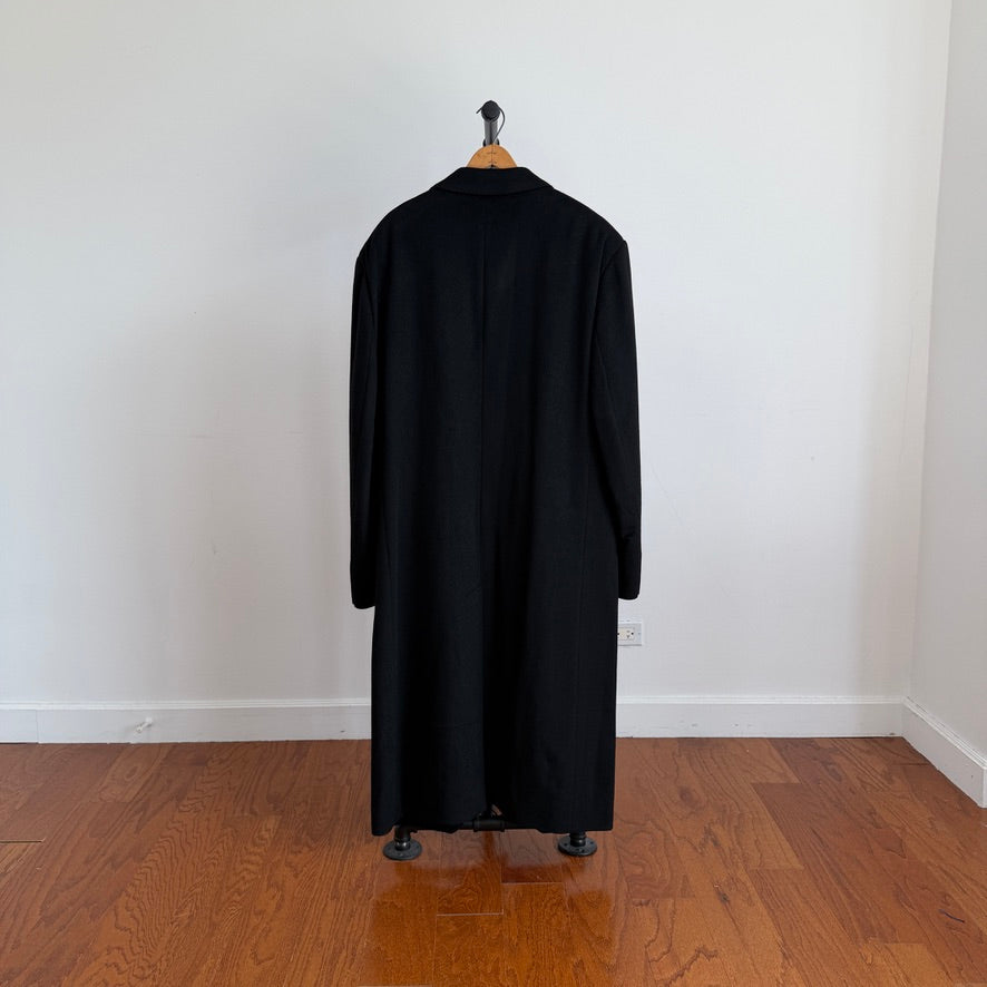 NWT Burberry (48L / 58L) 100% Cashmere Black Overcoat