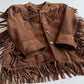 VERY OLD Ralph Lauren Polo Western (40/42) Suede Leather Fringe Western Jacket
