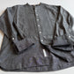 RRL Ralph Lauren (L) Pleated Bib Tuxedo Collar French Cuff Chambray Shirt
