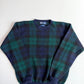 VNTG Polo Ralph Lauren (M) Black Watch Wool Knit Sweater