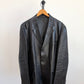 Gucci (48IT) Leather Unlined Black Surgeon Cuff Sport Coat