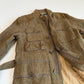 Polo Ralph Lauren (42L) Wool Tweed Olive Overcheck Field Belted Sport Jacket Coat