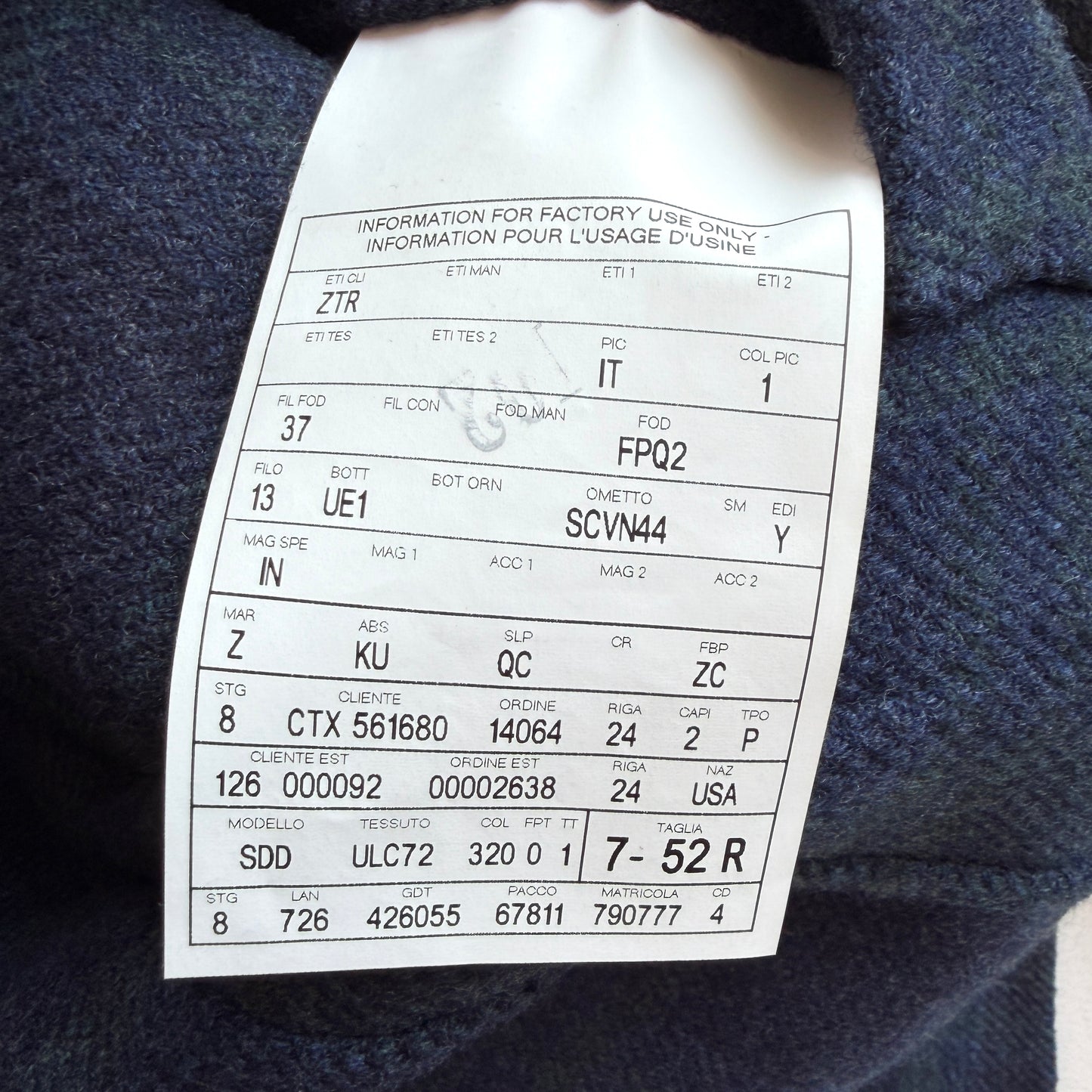 Ermenegildo Zegna (52IT) Wool/Silk/Cashmere Minimal-Structured Tweed Sport Coat