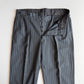 VNTG Polo Ralph Lauren (36x32) Wool French Workwear Stripe Back Cinch Trouser Pants