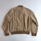 Polo Ralph Lauren (XL) Linen/Silk/Wool Tweed Beige Bomber-Style Jacket