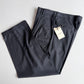 NWT Canali (36W) Cavalry Twill 100% Wool Pleated Relaxed Trouser Pants