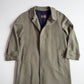 Paul Stuart (40R) Sage 100% Wool Twill Lined Balmacaan Car Coat