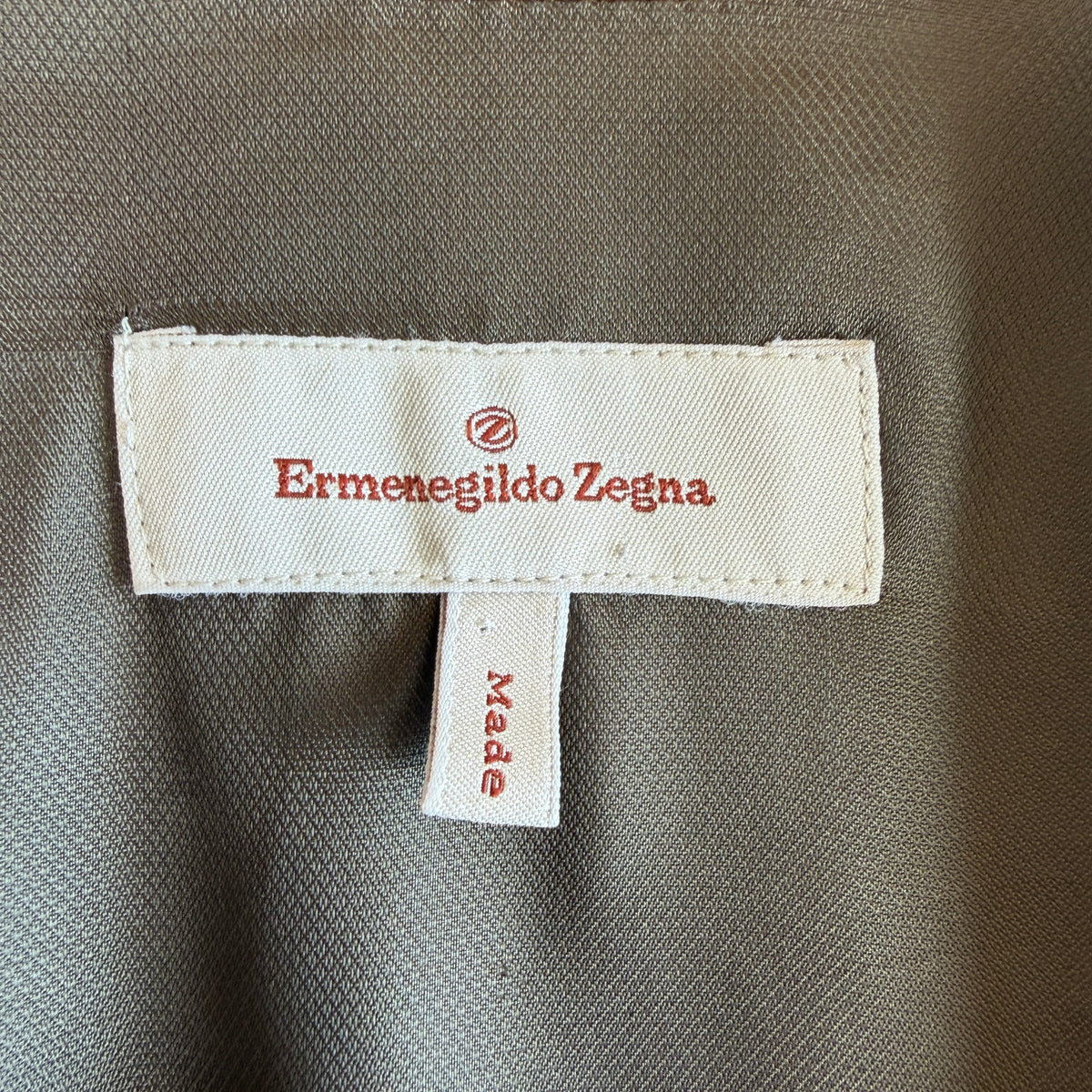 Ermenegildo Zegna (48IT / S) 100% Cashmere Tawny/Burnt Orange Flannel Car Coat