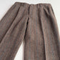 VNTG Polo Ralph Lauren (36 x 31-33) Wool Tweed Blue/Orange Over Stripe Tweed Pants