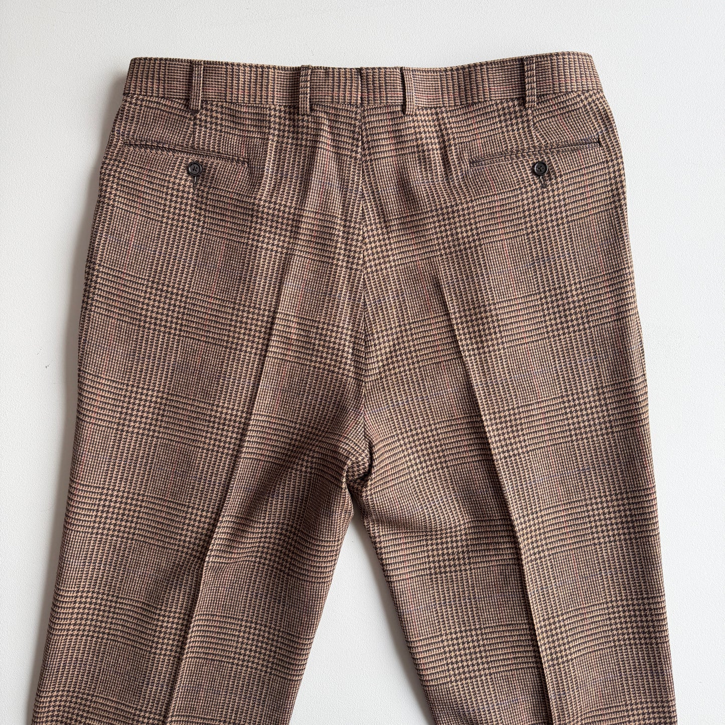NWOT Polo Ralph Lauren (46L x 38L) Wool Glen Plaid Blue/Rust Check Suit
