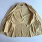 Dolce & Gabbana (48IT) Suede Leather Single Button Golden Yellow Sport Coat