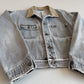VNTG Polo Ralph Lauren (L) Sun-Bleached Gray Denim Western Trucker Jacket
