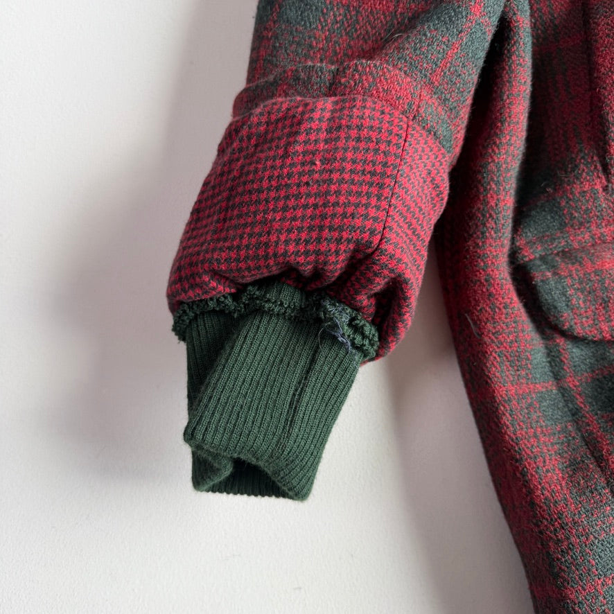 VNTG RRL Ralph Lauren (L) Wool Red/Green Plaid Hunting Field Coat