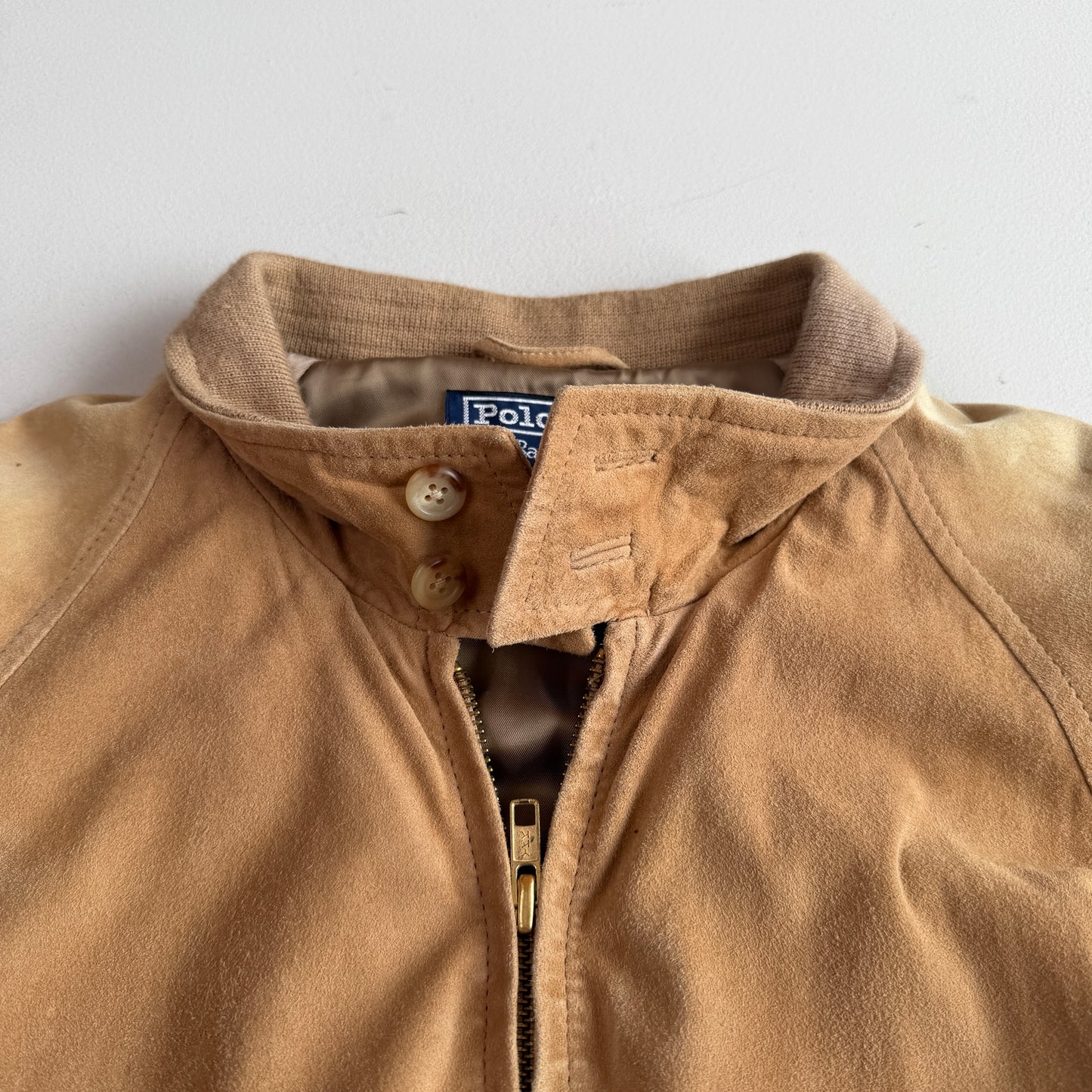 VNTG Polo Ralph Lauren (M) Western Glove Soft Suede Leather Jacket